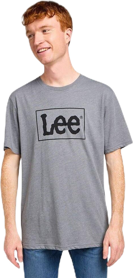 

Футболка мужская Lee XM LOGO TEE серая M, Серый, XM LOGO TEE