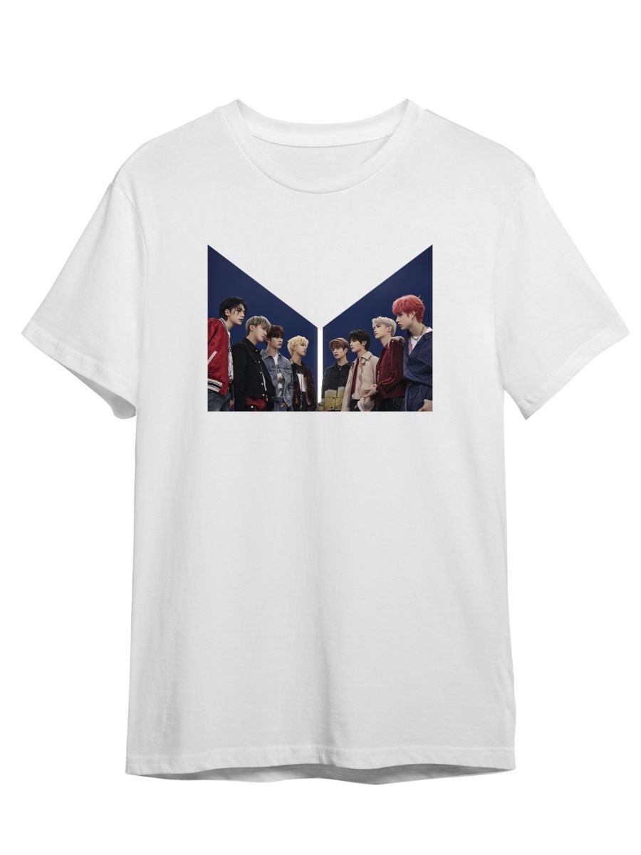 

Футболка унисекс Каждому Своё Stray Kids/K-Pop/Корея MGSK4 белая L, Белый, "Stray Kids/K-Pop/Корея" MGSK4