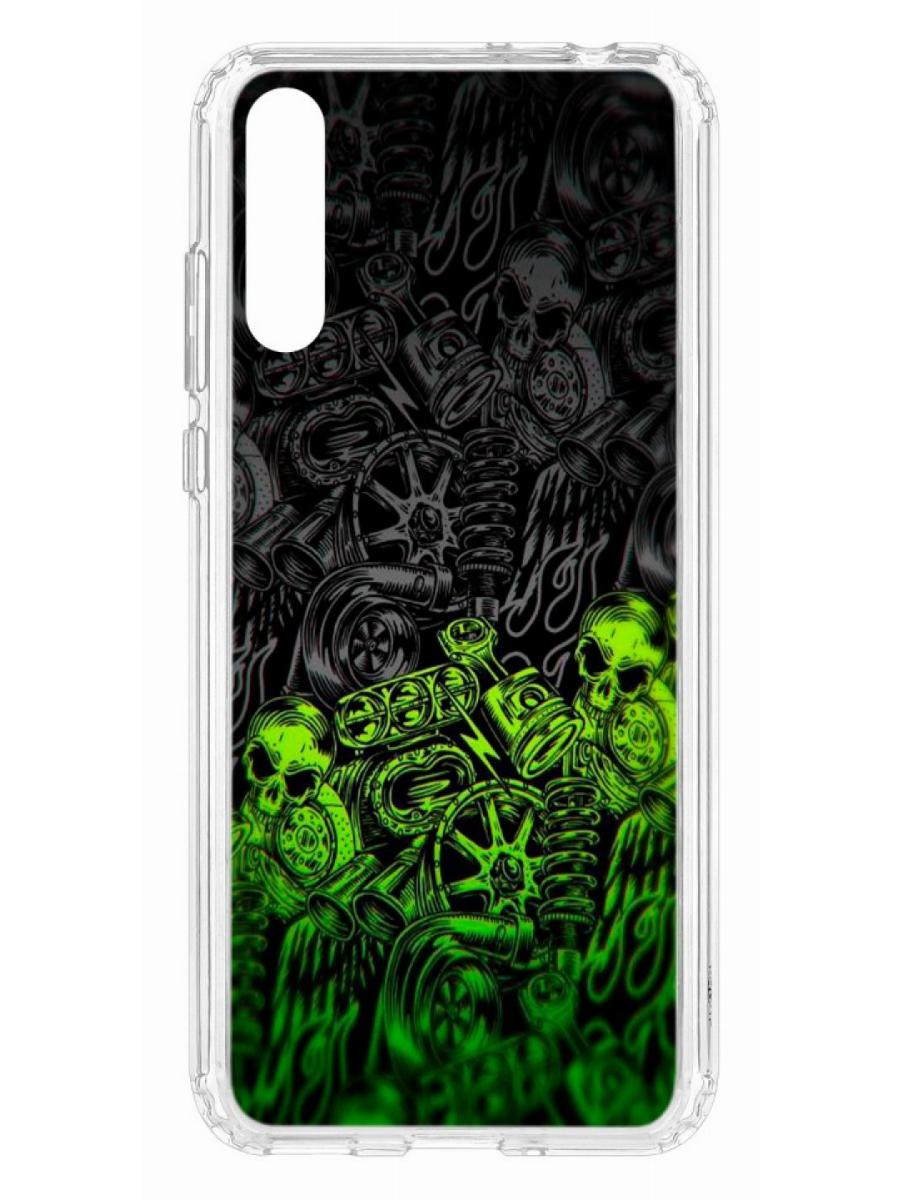 фото Чехол для huawei y8p kruche print garage кruче