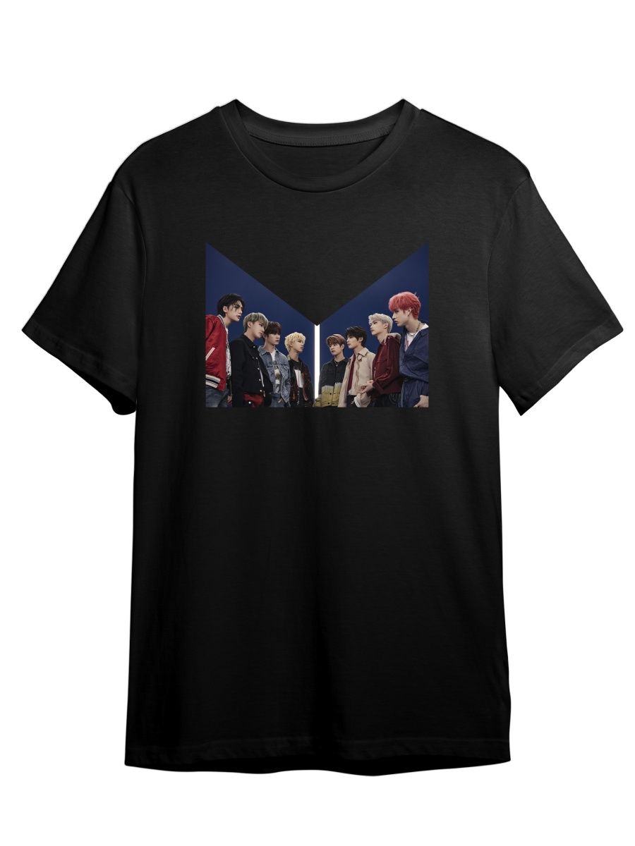 

Футболка унисекс Каждому Своё Stray Kids/K-Pop/Корея MGSK4 черная XL, Черный, "Stray Kids/K-Pop/Корея" MGSK4