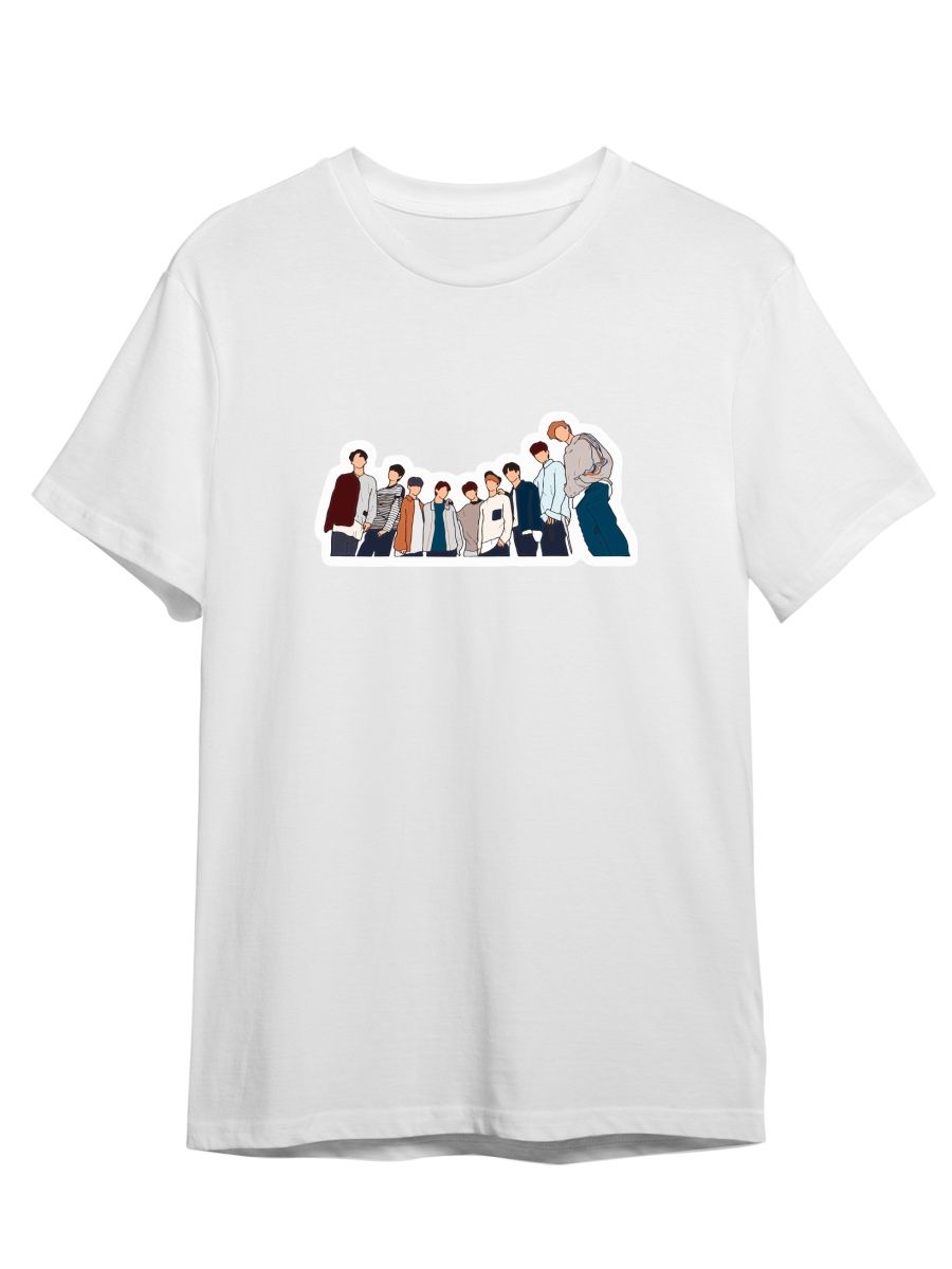 

Футболка унисекс Каждому Своё Stray Kids/K-Pop/Корея MGSK5 белая 3XL, "Stray Kids/K-Pop/Корея" MGSK5