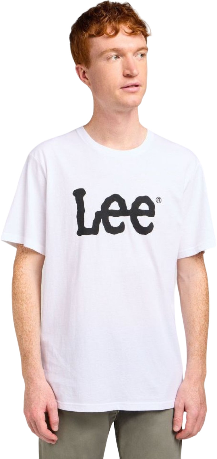 

Футболка мужская Lee XM TWITCH LOGO TEE белая M, Белый, XM TWITCH LOGO TEE