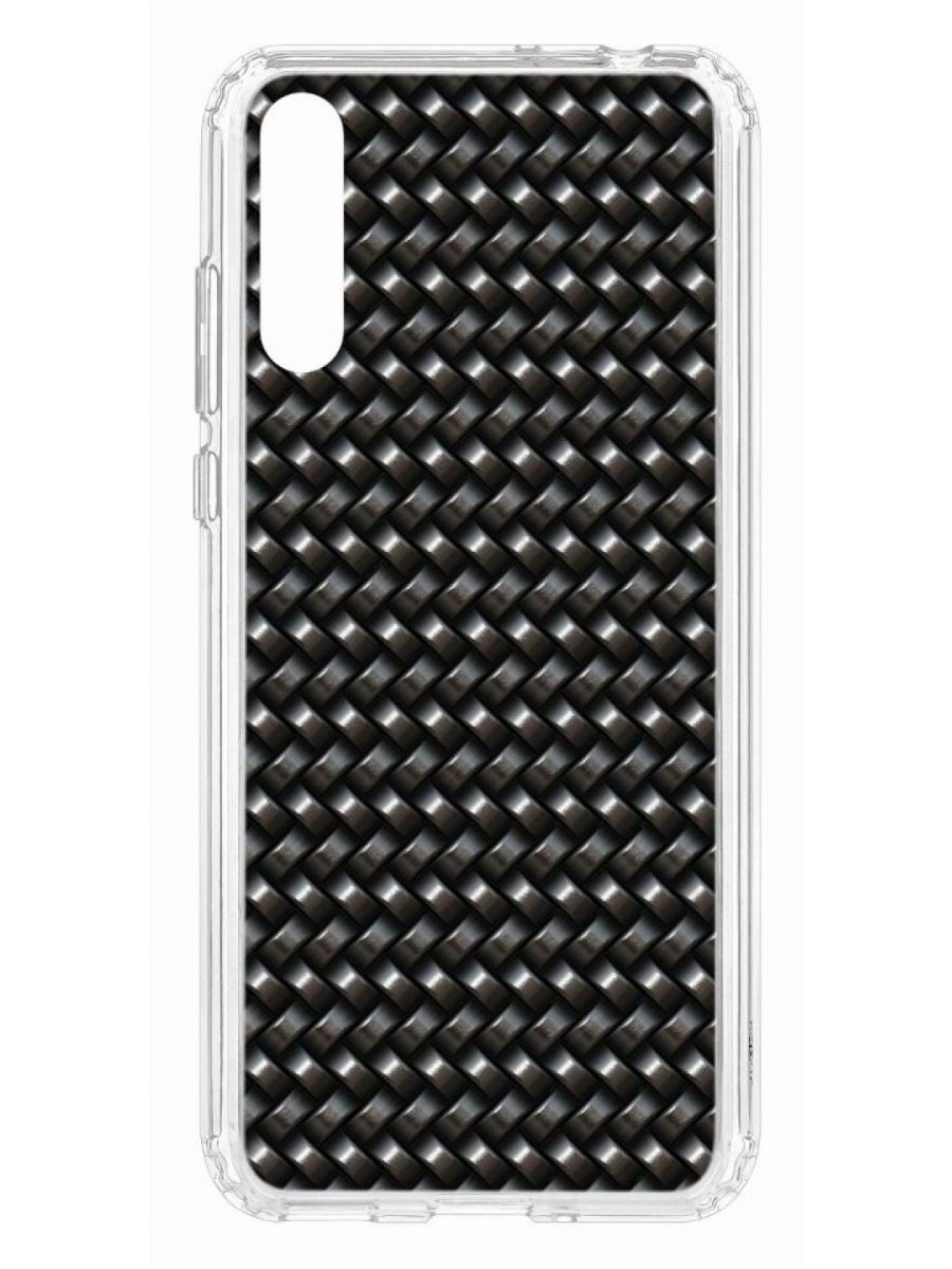 Чехол для Huawei Y8P Kruche Print Карбон