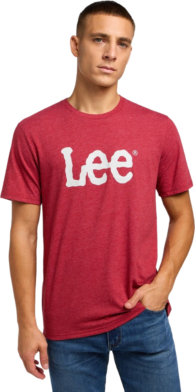 

Футболка мужская Lee XM TWITCH LOGO TEE красная L, Красный, XM TWITCH LOGO TEE