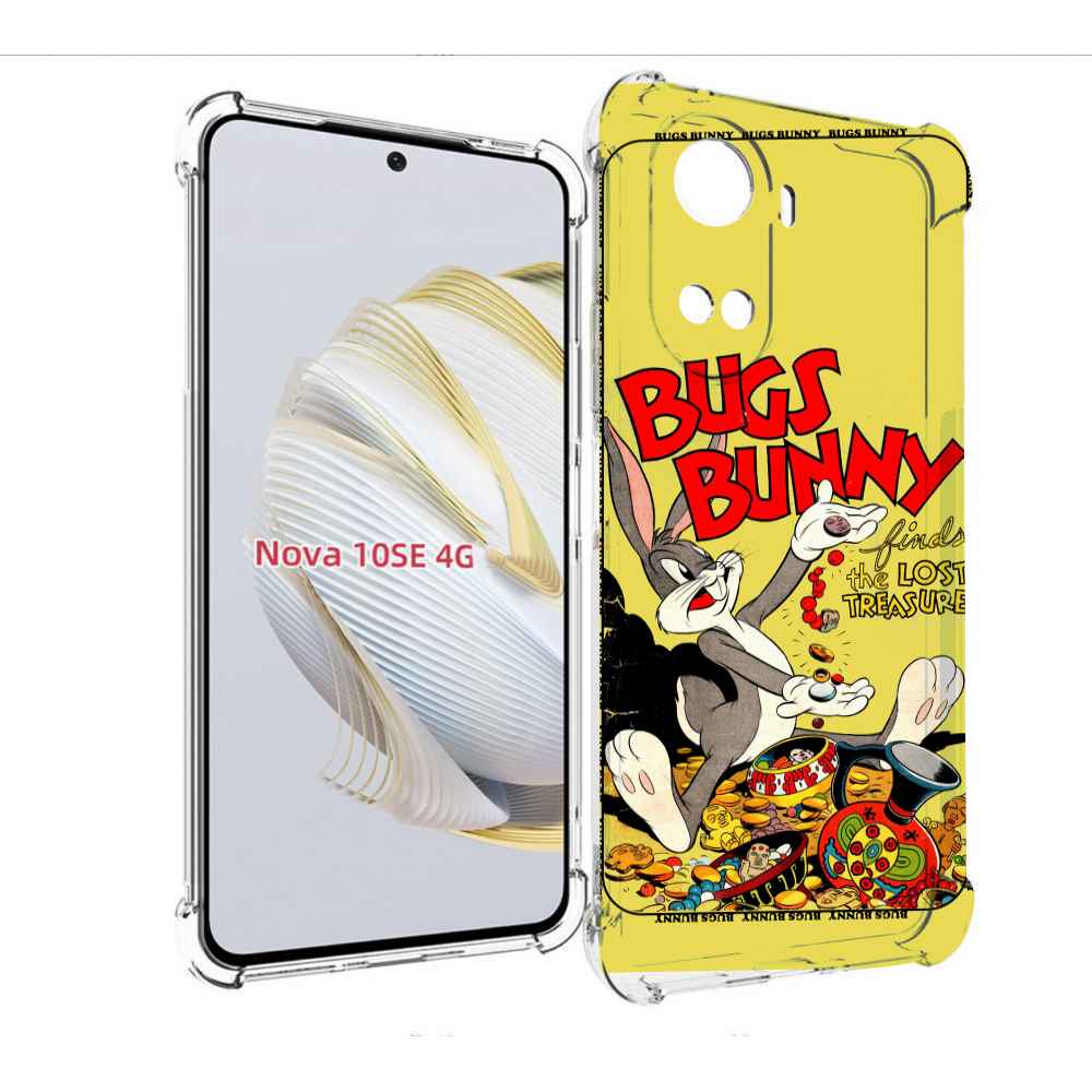 

Чехол MyPads бакс-банни-и-еда для Huawei Nova 10 SE, Прозрачный, Tocco
