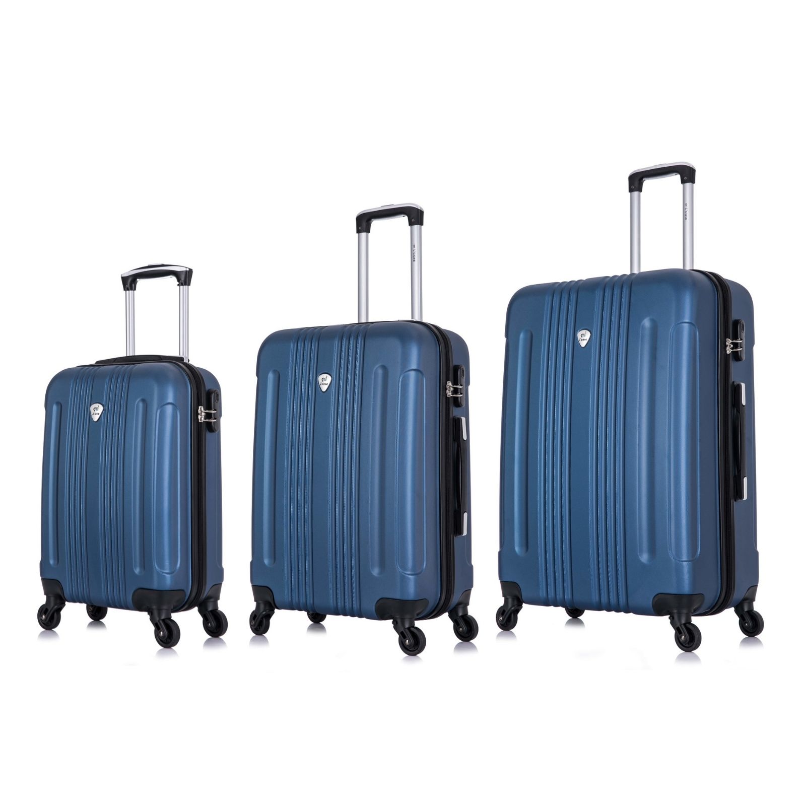 фото Комплект чемоданов l'case bangkok dark blue s/m/l