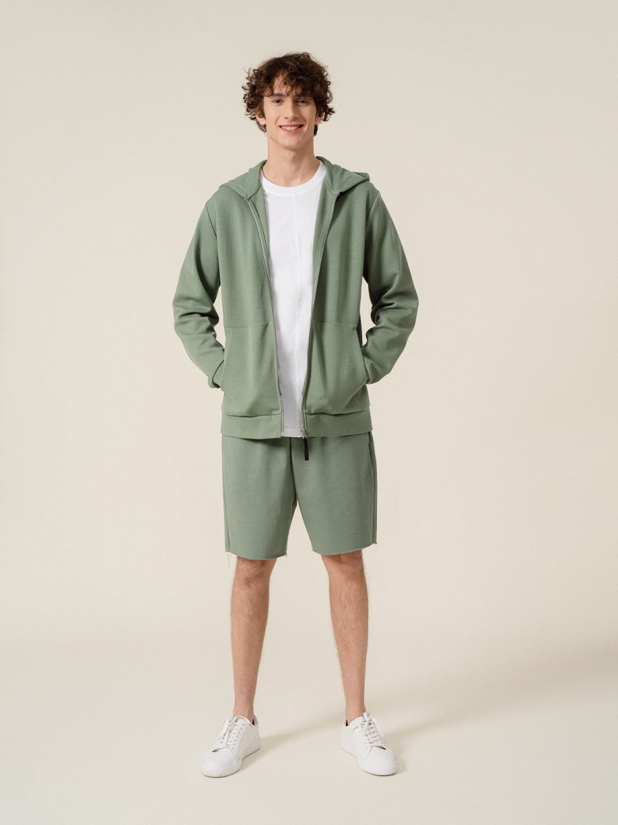 

Толстовка мужская Outhorn HOL22-BLM609 зеленая 2XL, HOL22-BLM609