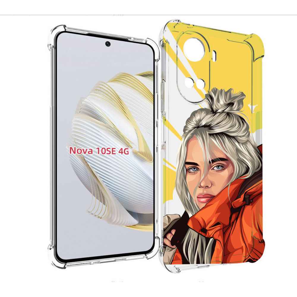 

Чехол MyPads билли-айлиш-в-куртке для Huawei Nova 10 SE, Прозрачный, Tocco