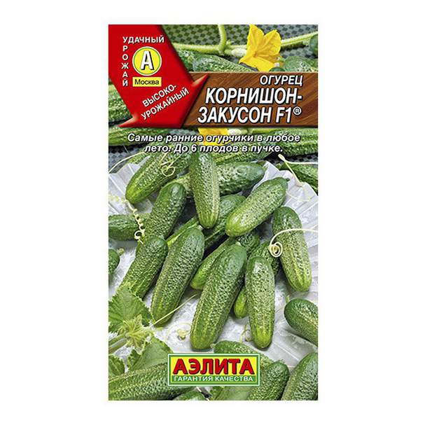 

Семена огурец Аэлита Корнишон-закусон F1