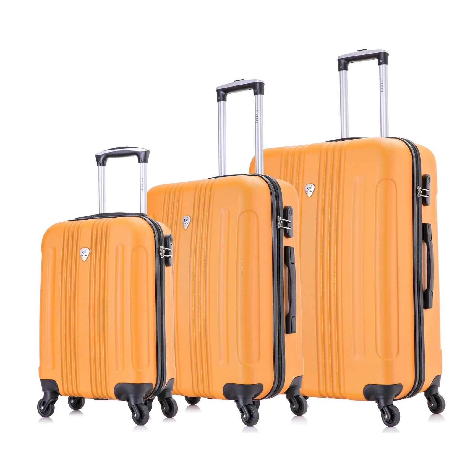 фото Комплект чемоданов l'case bangkok оранжевый s/m/l
