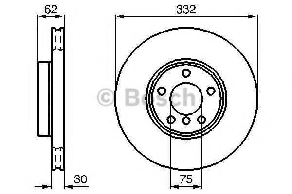 

Тормозной Диск Передний Bosch 0986478974