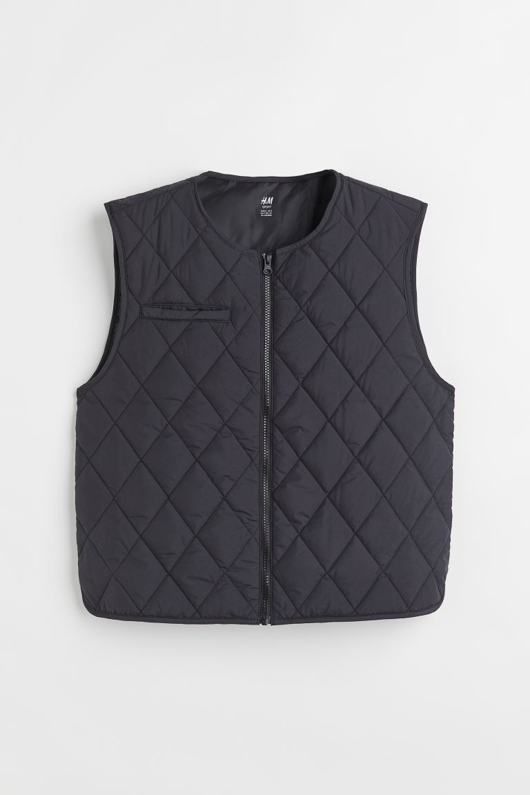 

Утепленный жилет женский H&M 1056237001 черный M (доставка из-за рубежа), 1056237001