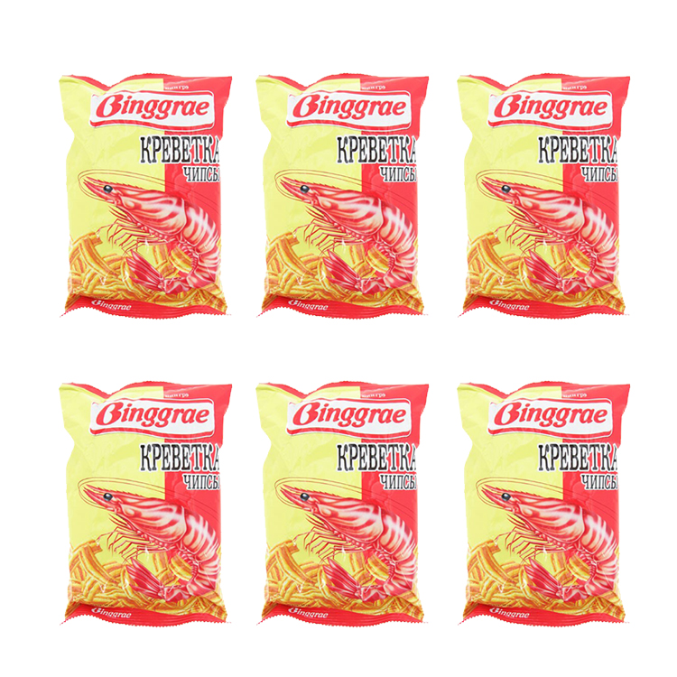 

Чипсы Bingrey Креветка (6 шт. по 40 г)