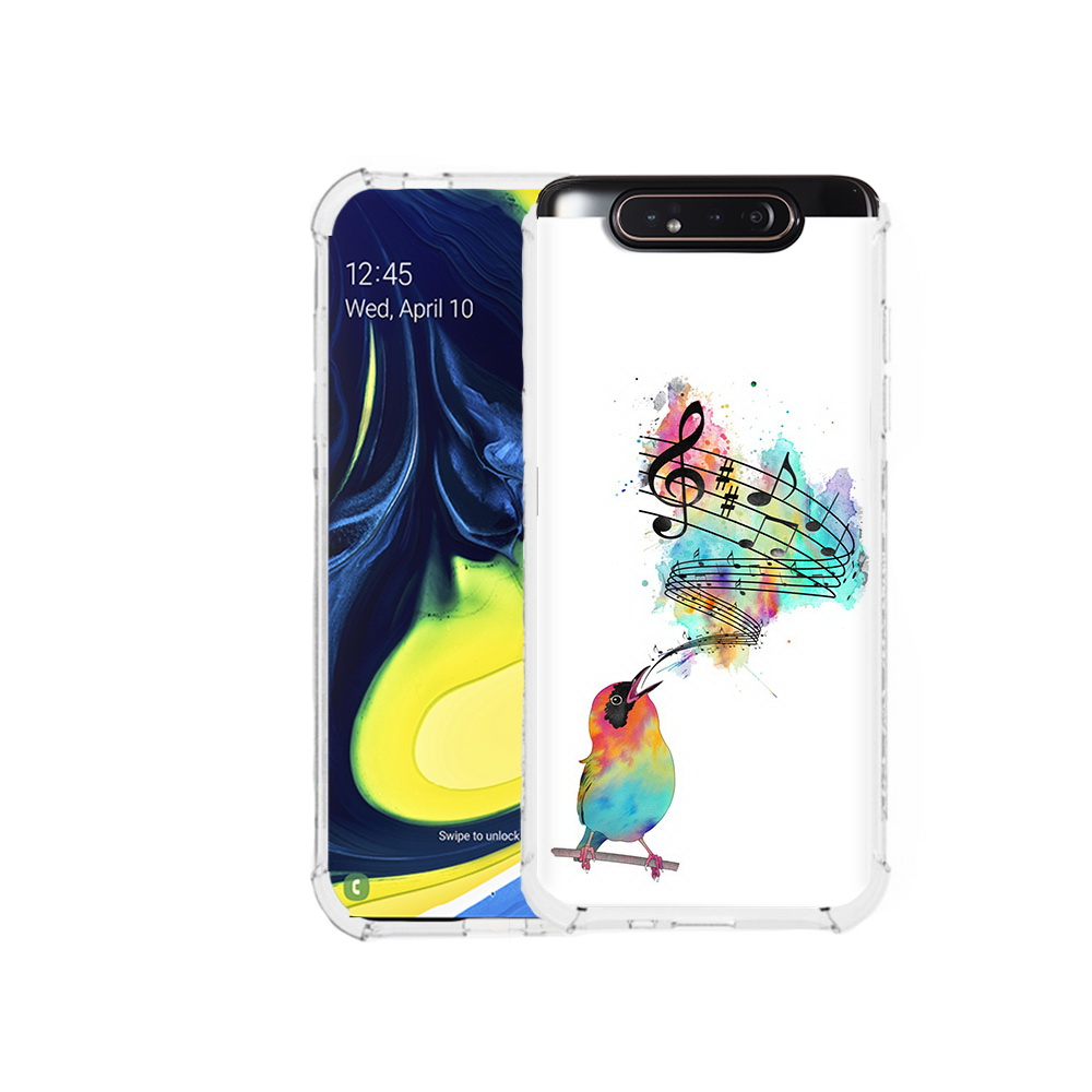 

Чехол MyPads Tocco для Samsung Galaxy A80 певчая птичка (PT128473.599.536), Прозрачный, Tocco