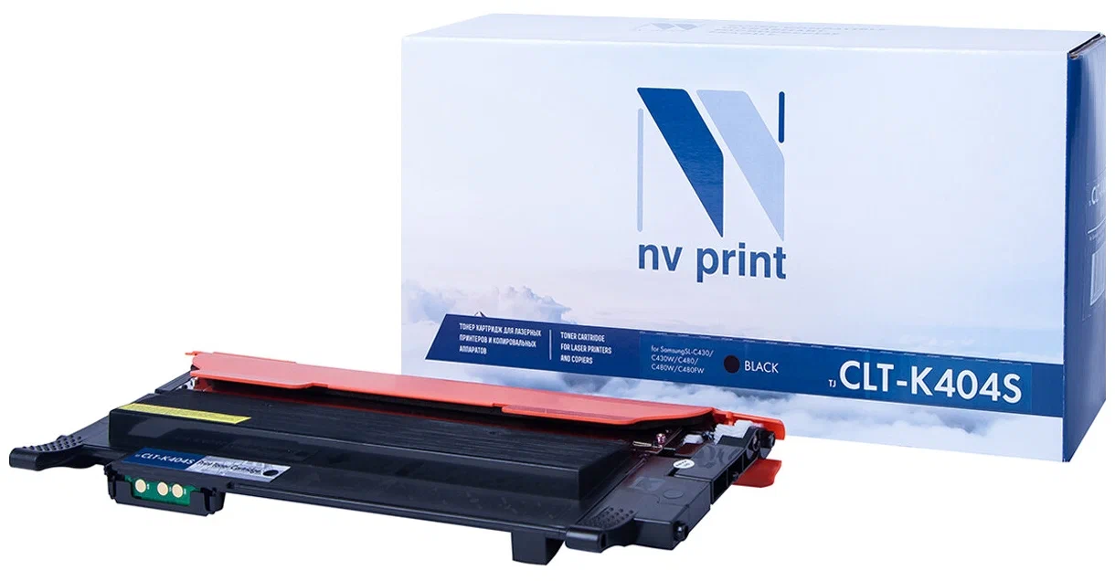 

Картридж для МФУ NV Print CLT-K404S (42919) черный, совместимый, CLT-K404S