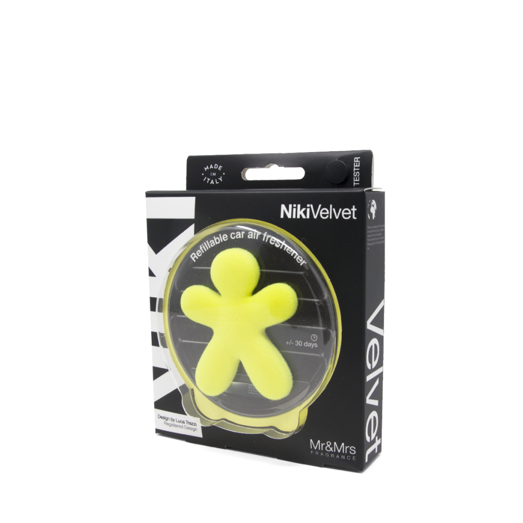 

Ароматизатор в машину Mr&Mrs Fragrance N020014 Пина колада, Желтый, Niki