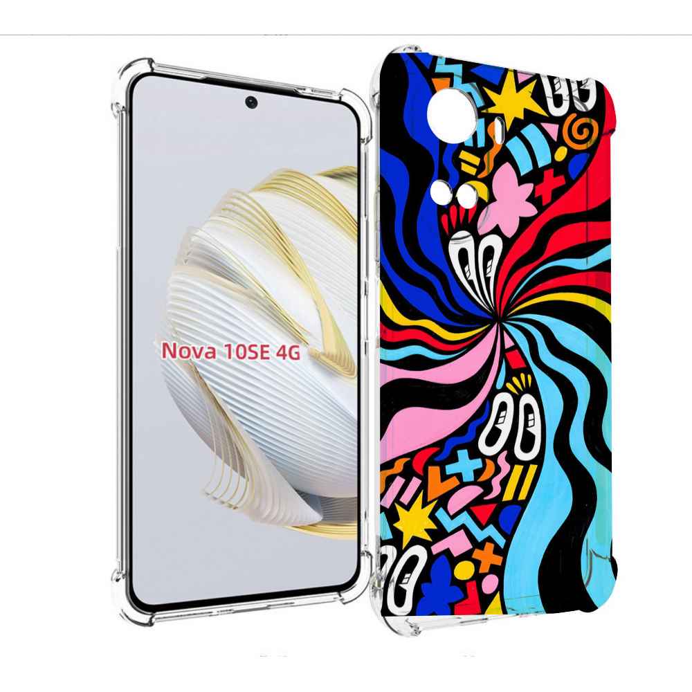

Чехол MyPads волнистая-абстракция для Huawei Nova 10 SE, Прозрачный, Tocco