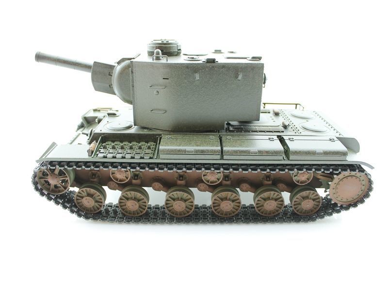 Радиоуправляемый танк Torro КВ-2 1/16 2.4G, СССР, зеленый, ВВ-пушка, деревянная коробка пушка mist сборная деревянная модель targ
