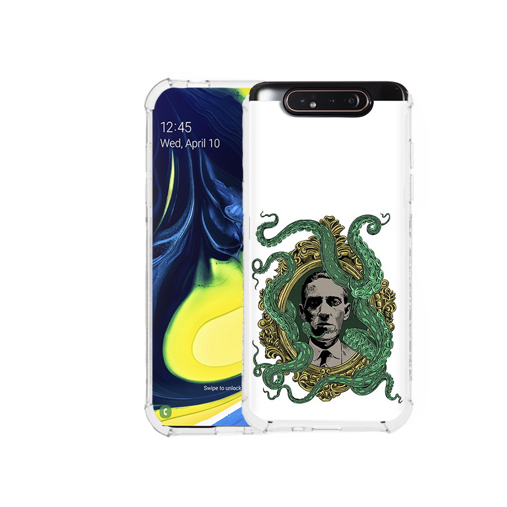 

Чехол MyPads Tocco для Samsung Galaxy A80 портрет с кракеном (PT128473.599.552), Прозрачный, Tocco