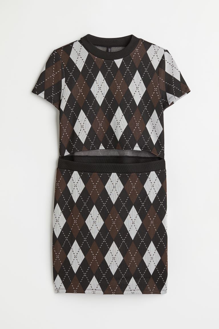 Платье женское H&M 1056482002 черное XL (доставка из-за рубежа)
