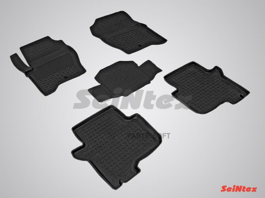 

Резиновые коврики SEINTEX с высоким бортом для Land Rover Discovery III 2004-2009 / 84078