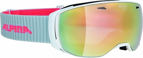 

Очки горнолыжные Alpina Estetica MM sph. white MM pink sph. S2 / MM pink sph. S2