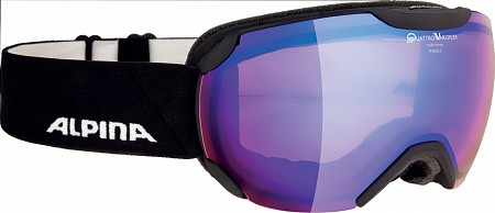 

Очки горнолыжные Alpina Pheos S QVMM black QVMM blue sph.S2/QVMM blue sph.S2 M40