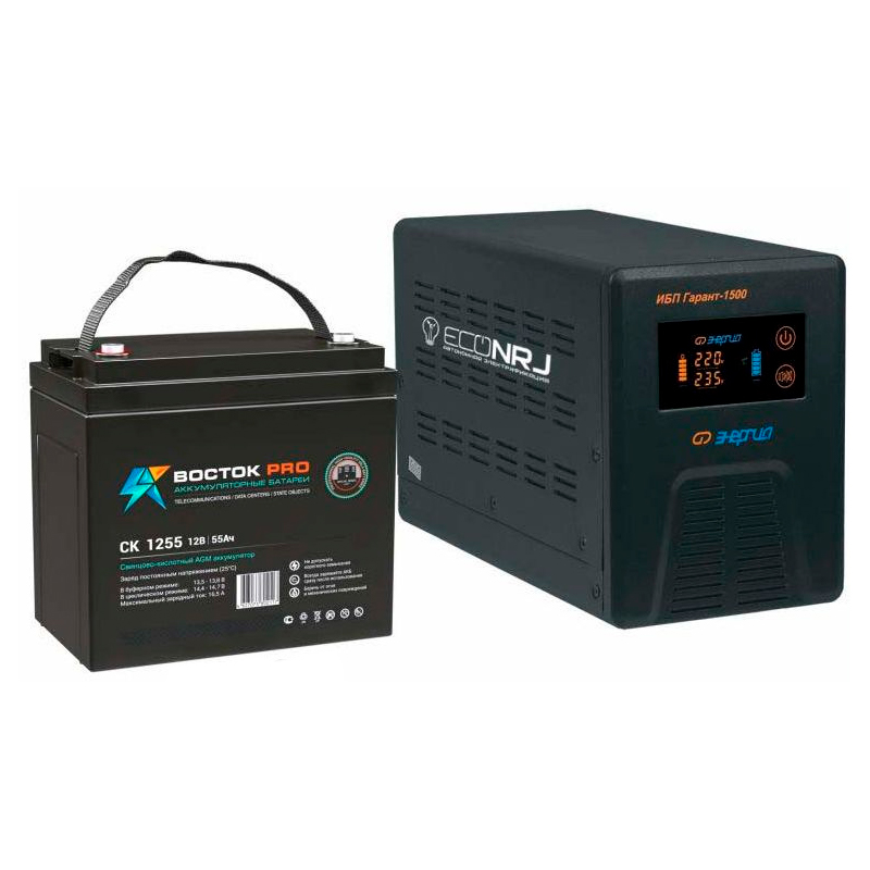 

Источник бесперебойного питания СОЛАРМСК (PN1500+CK1255)