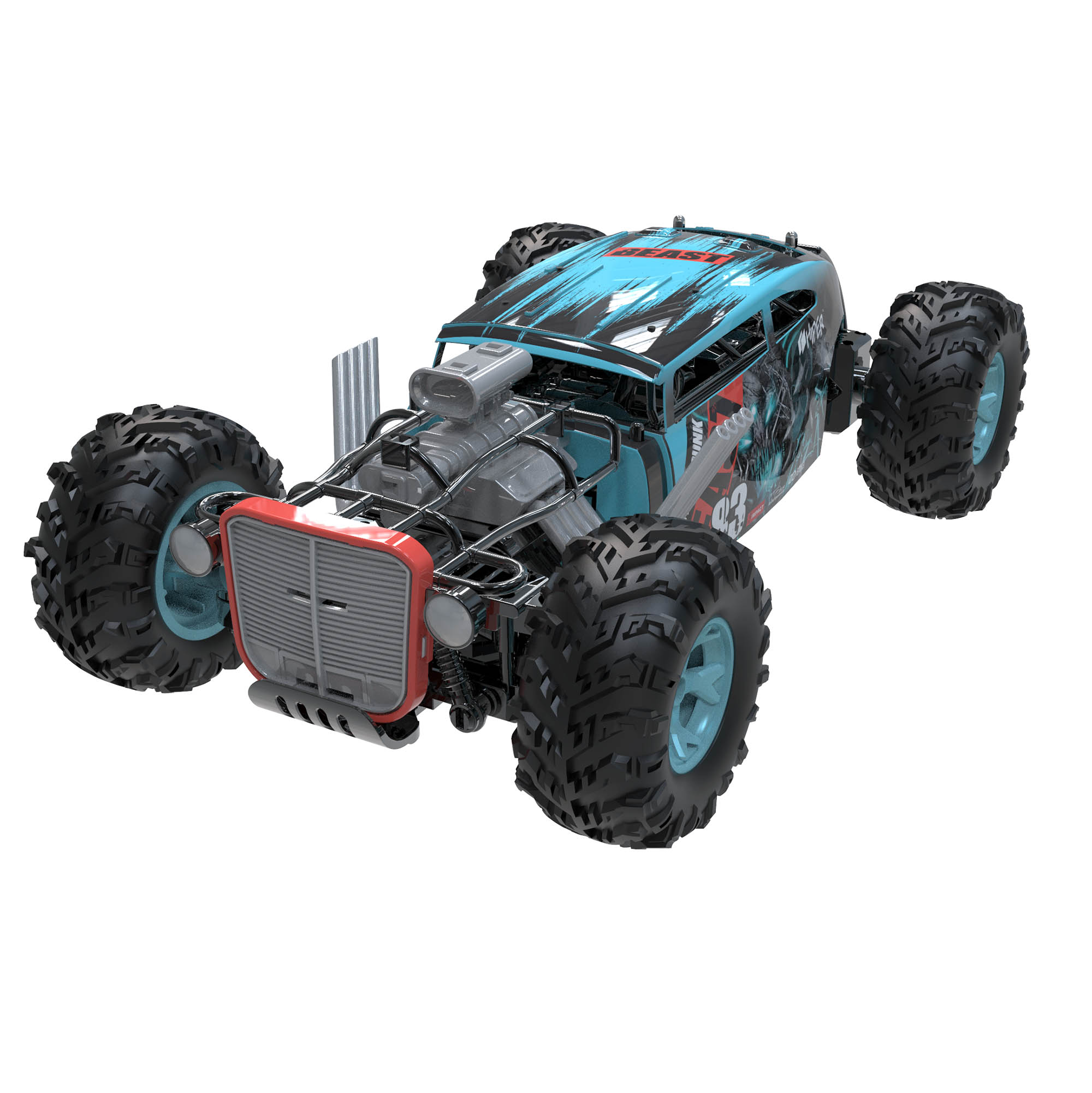 

Машинка на пульте управления HIPER BEAST 4WD