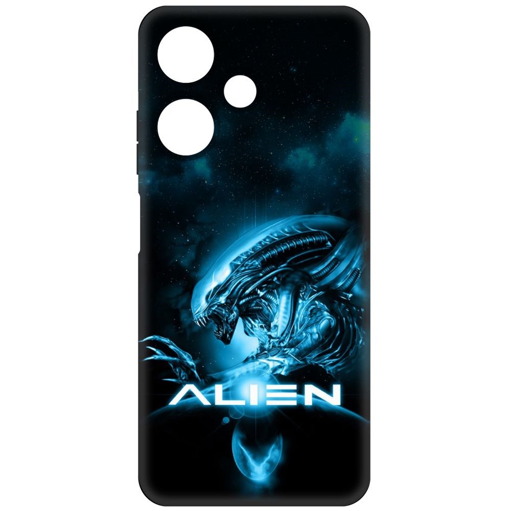 

Чехол-накладка Krutoff Soft Case Чужой. Космос для INFINIX Hot 30i черный
