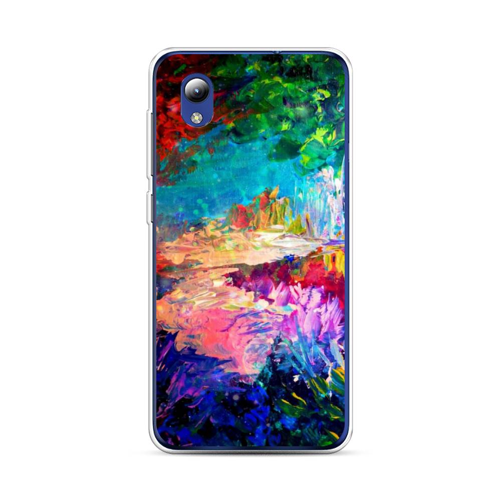 

Чехол на ZTE Blade A3 2019Лес-гуашь, Синий;розовый;зеленый, 134750-4