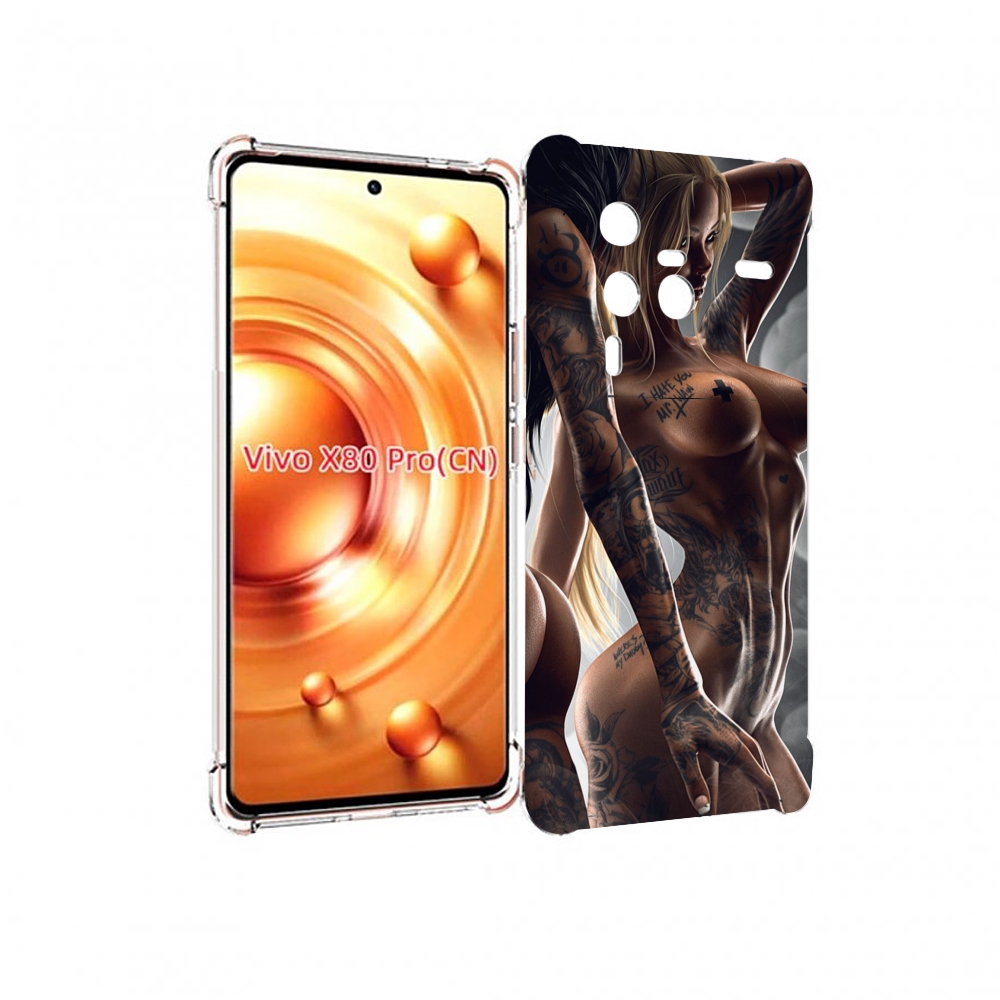 

Чехол MyPads девушки-инь-и-янь-в-татуировках для Vivo X80 PRO, Прозрачный, Tocco