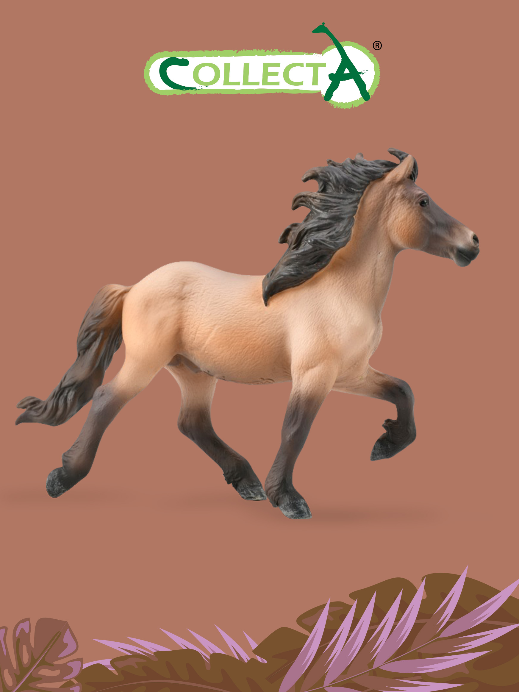 Фигурка Collecta животного Лошадь Исландский жеребец жеребец морган фигурка лошади