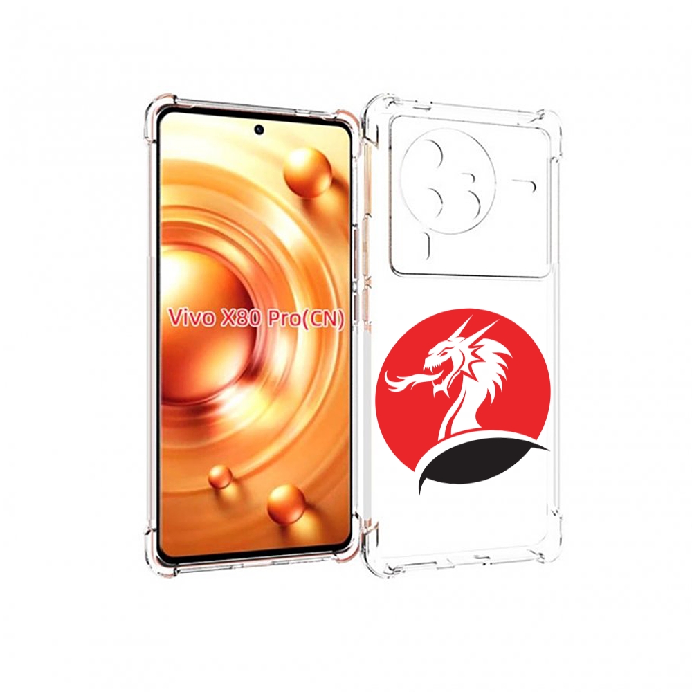 

Чехол MyPads дракон-рисунок для Vivo X80 Pro, Прозрачный, Tocco