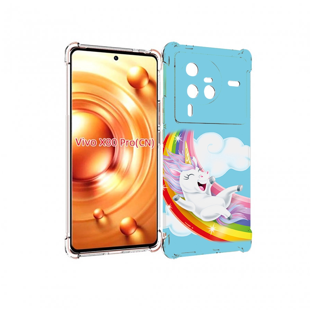 

Чехол MyPads единорог-на-радуге для Vivo X80 PRO, Прозрачный, Tocco