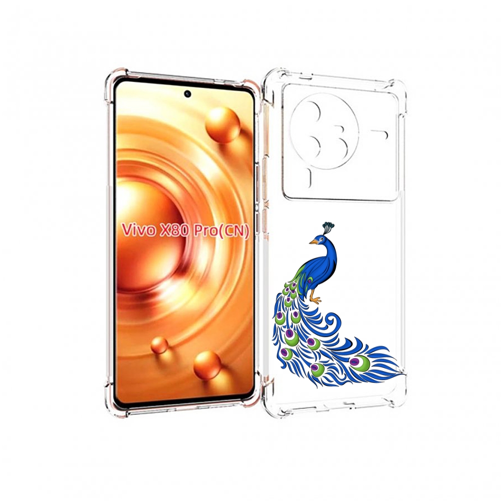 

Чехол MyPads жарптица-голубая для Vivo X80 PRO, Прозрачный, Tocco