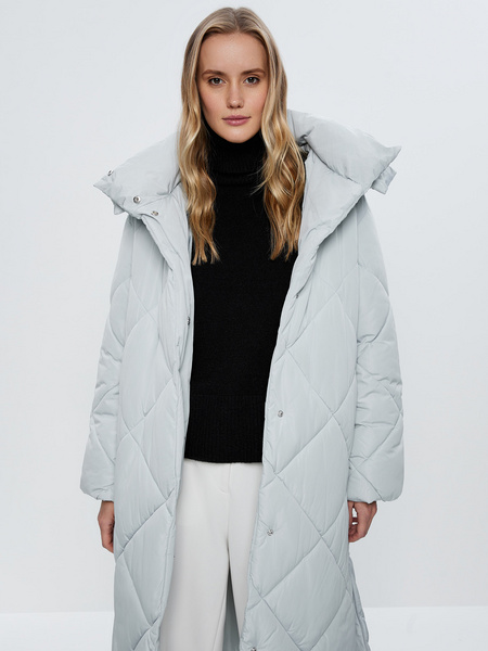 

Пальто женское ZARINA 2461436136 бирюзовое XL, 2461436136