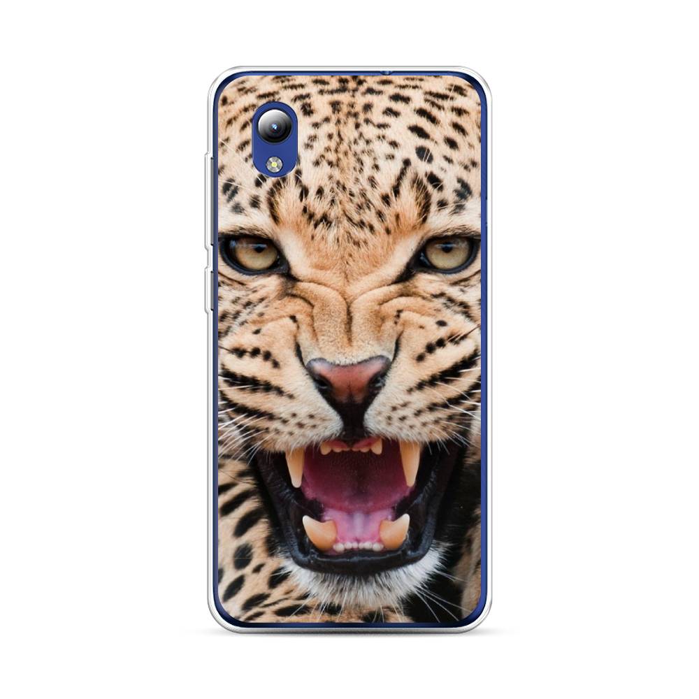 

Чехол на ZTE Blade A3 2019 "Леопард 3d", Бежевый;черный, 134750-6