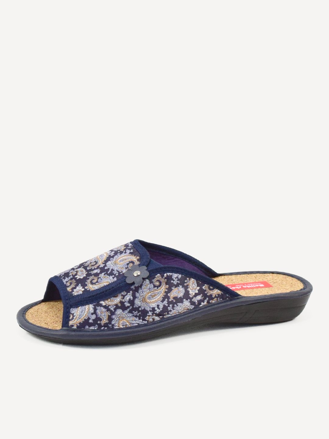 

Тапочки женские Melitta Shoes W-047P коричневые 37 RU, Коричневый, W-047P