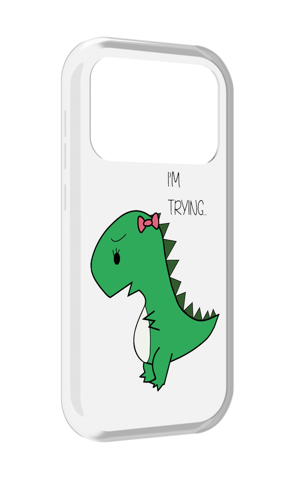 

Чехол MyPads динозаврик-девочка для Oukitel F150 Air1 Pro / F150 Air1, Прозрачный, Tocco