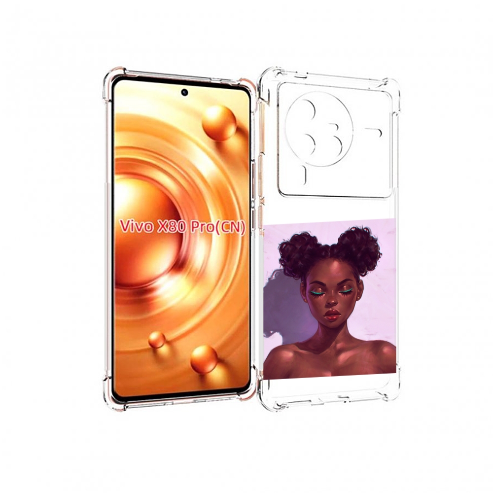 

Чехол MyPads зеленые-стрелки женский для Vivo X80 PRO, Прозрачный, Tocco