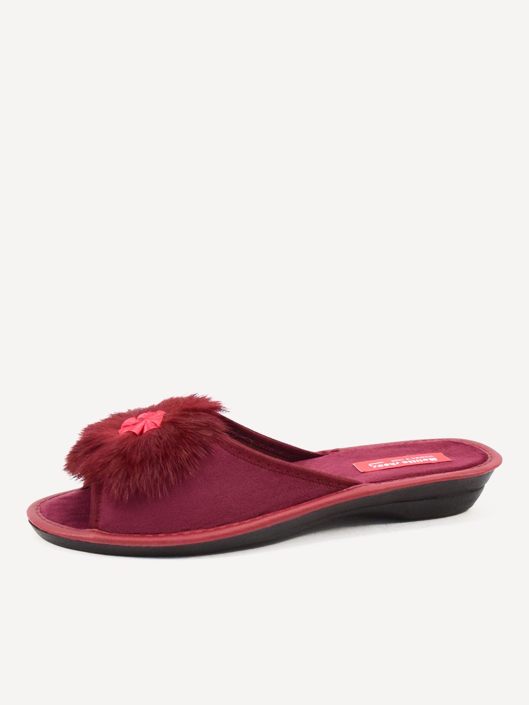 

Тапочки женские Melitta Shoes W-095 бордовые 37 RU, Бордовый, W-095