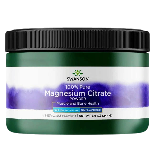 фото Swanson, magnesium citrate powder 100% pure