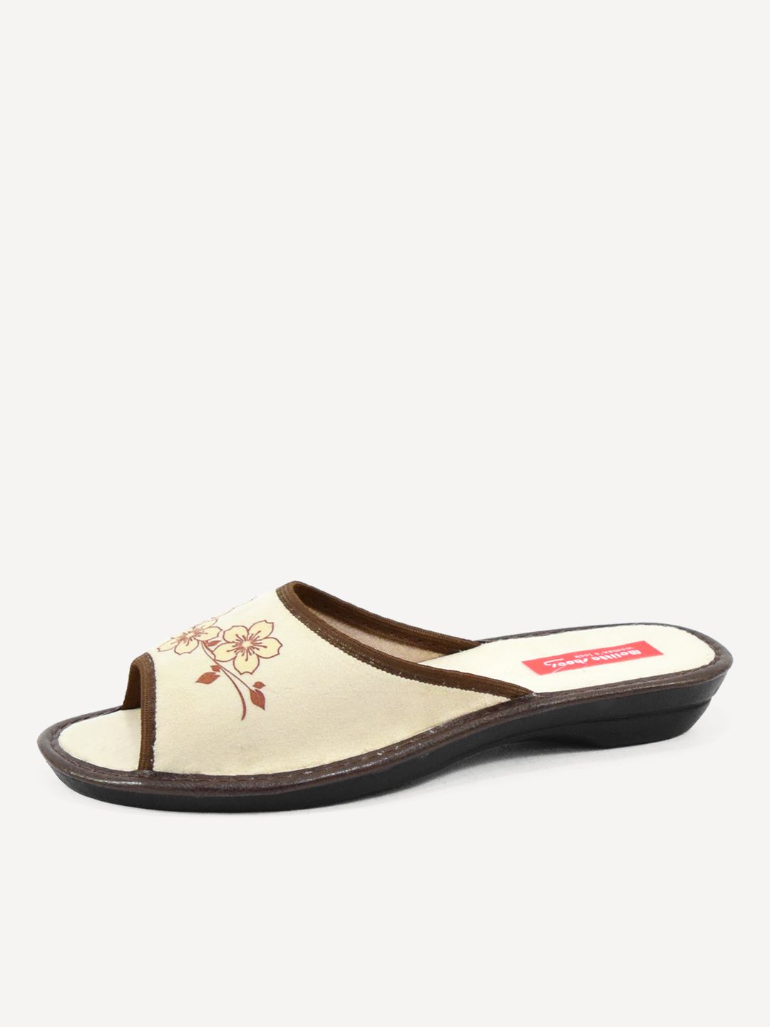 

Тапочки женские Melitta Shoes W-103 бежевые 36 RU, Бежевый, W-103