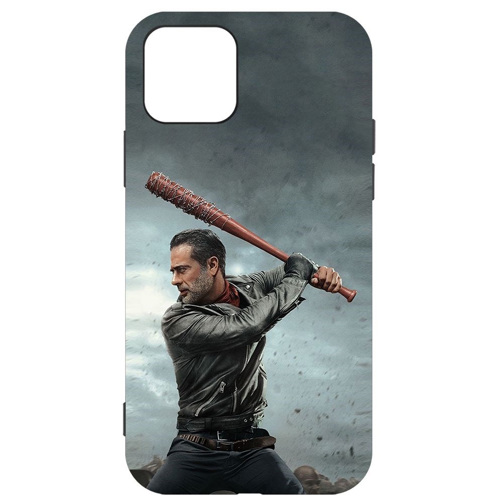 

Чехол-накладка Krutoff Soft Case Ходячие мертвецы. Ниган для iPhone 11 Pro черный