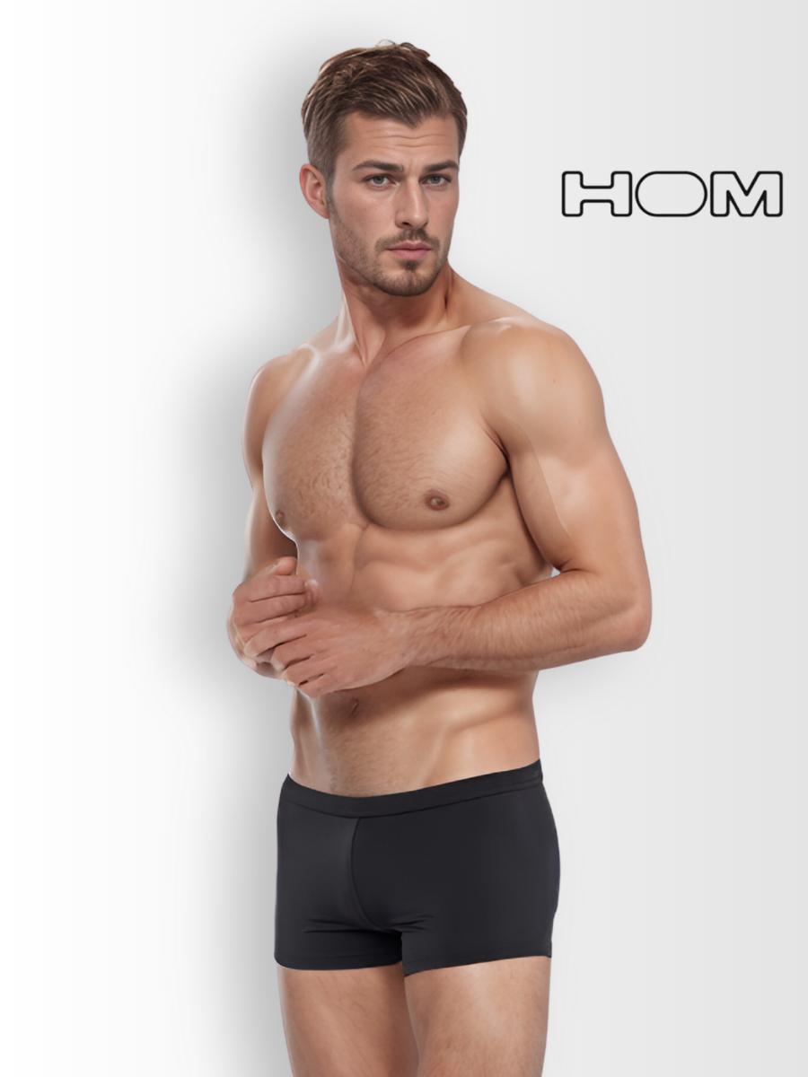 Плавки мужские Hom 402535 черные XXL Тунис черный