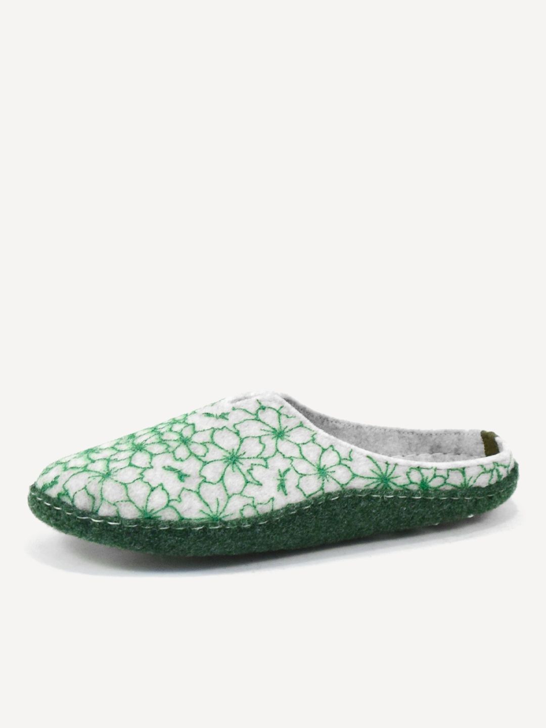 Тапочки женские Melitta Shoes B-003/3 зеленые 37 RU