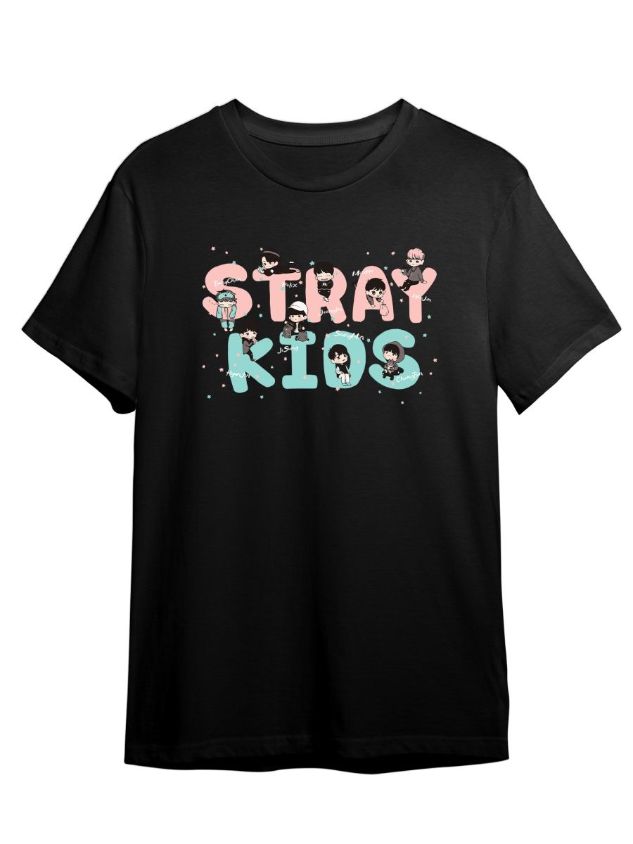 

Футболка унисекс Каждому Своё Stray Kids/K-Pop/Корея MGSK8 черная 5XL, Черный, "Stray Kids/K-Pop/Корея" MGSK8