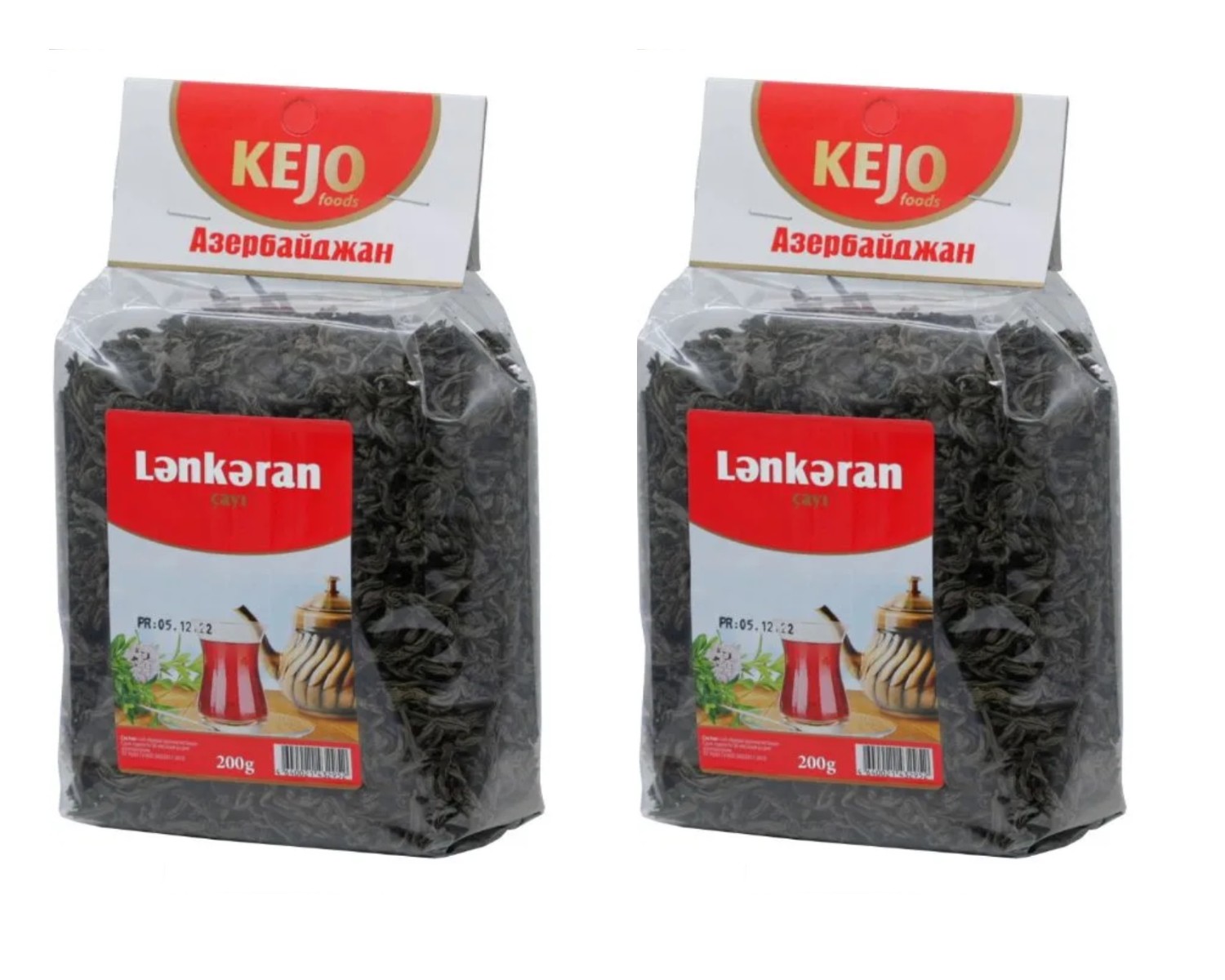 Чай черный KEJO foods ленкорань, 200 г х 2 шт