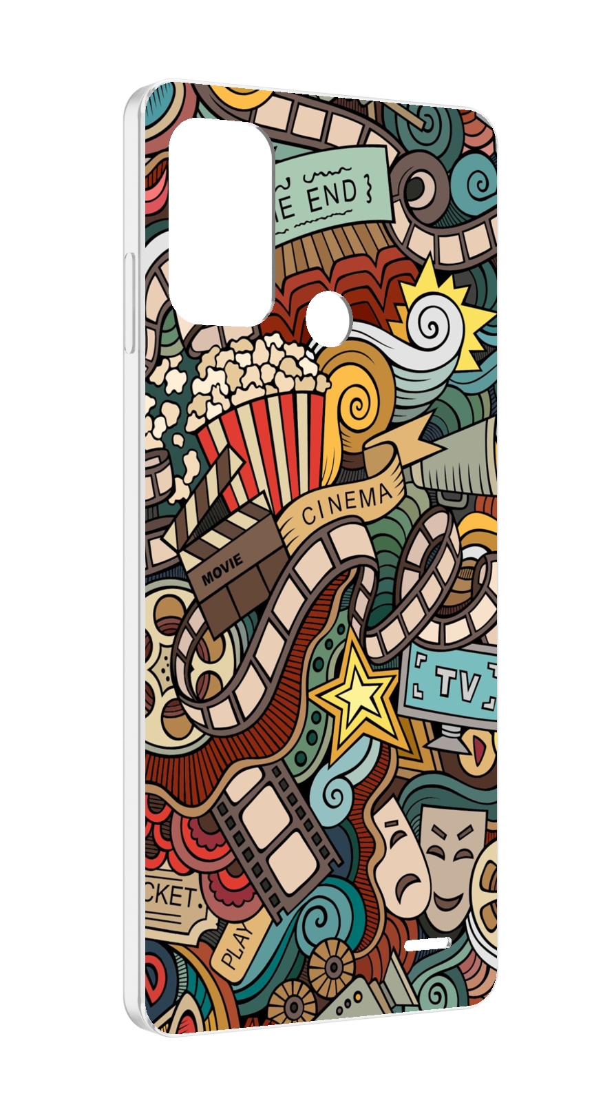 

Чехол MyPads любимое кино для ZTE Blade A52, Прозрачный, Tocco